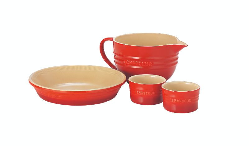 Baking Starter Set - Chasseur La Cuisson 4 Piece (Red)