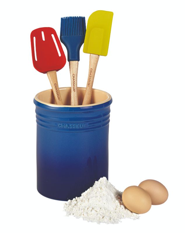 Utensil Jar - 17cm  (Blue)