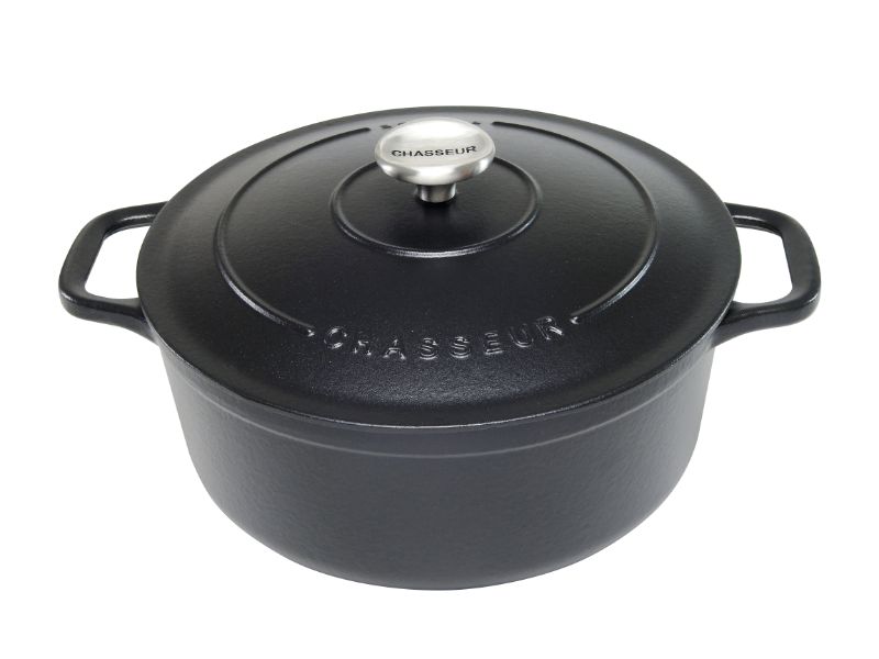 Round French Oven - Chasseur 24cm/4L (Matte Black)