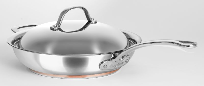 Saute Pan with Lid and Handle - Chasseur Le Cuivre (28cm)