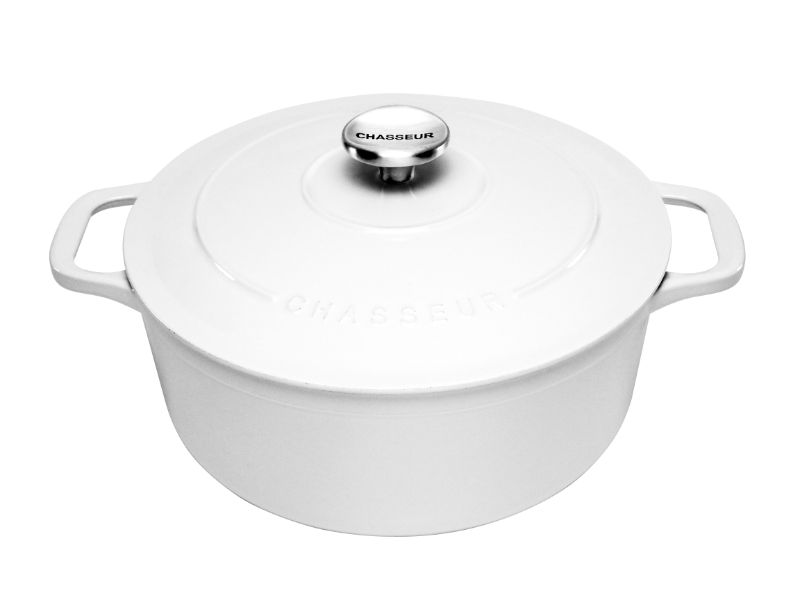 Round French Oven - 28cm/6.1L (Brilliant White)