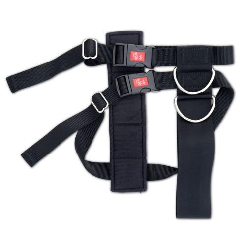Yours Droolly Dog Car Harness X-Large Black