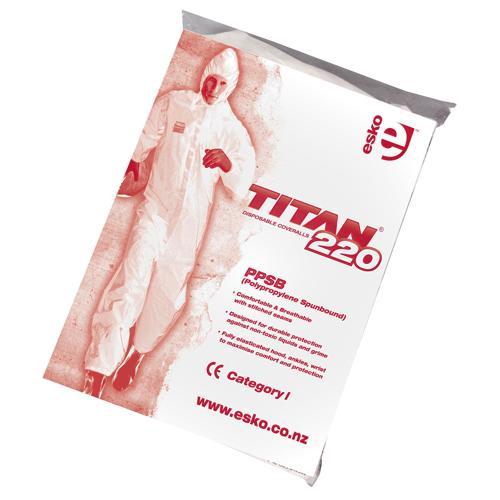 Coverall Disposable Titan 220 L
