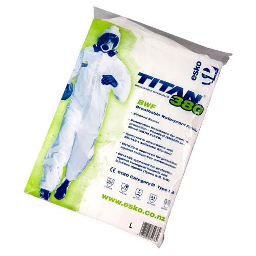 Coverall Disposable T380 Bwf T 2XL