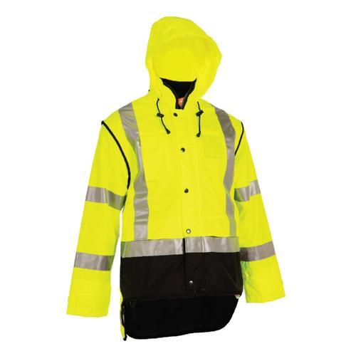 JACKET SAFETY HIGHWAY BOMBER Lime M