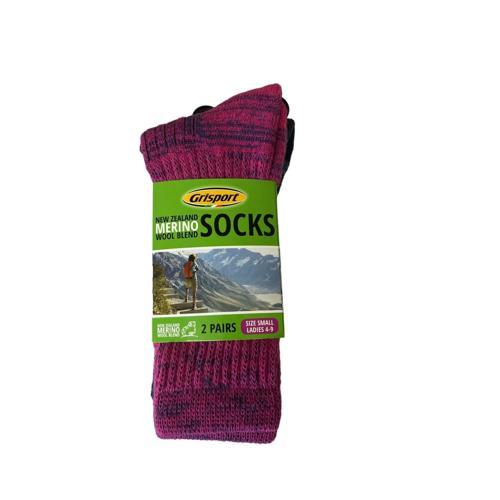 Merino Sock Grisport 2PK S