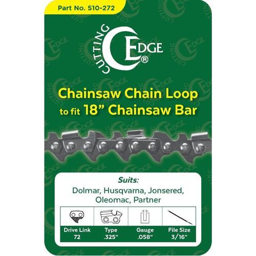 Cutting Edge Chainsaw Chain Loop.325 X 058 72DL
