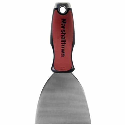 Marshalltown 100mm Broad Knife 100mm Silver Blade With Red Handle