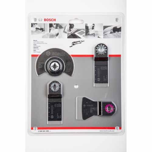 Bosch Multi Tool Blade Set 4 Piece Floor/Installation Set 259mm 205mm 17mm