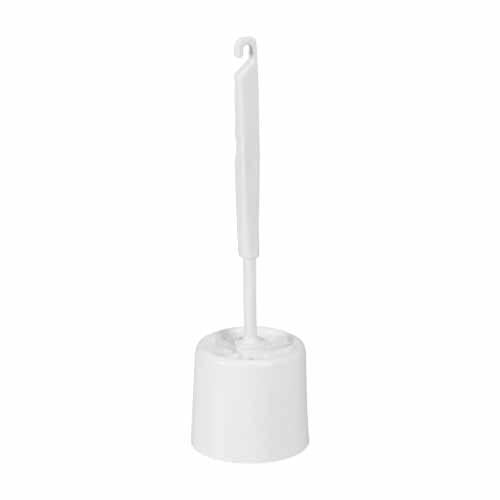 Browns Toilet Tidy Set Brush & Holder 80 White