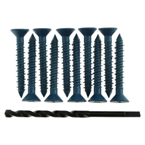 Cobra Concrete Screws Countersunk Head 10 Pack 6mm X 45mm Pack of 10