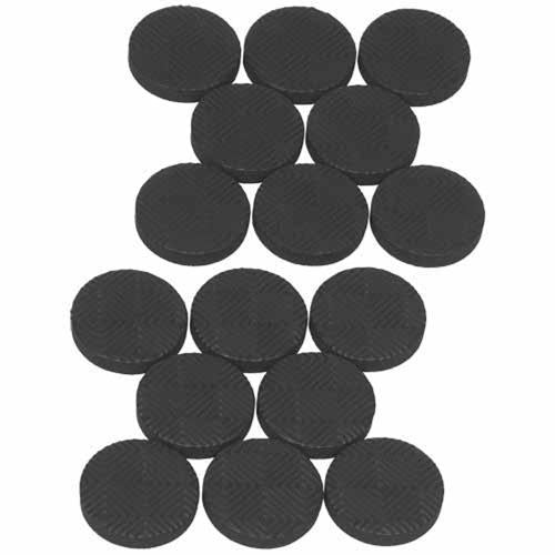 Soft Touch Grippers 25mm Black Pack of 16