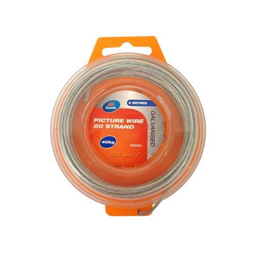 Zenith Picture Hanging Wire 5 Metre WGW5020