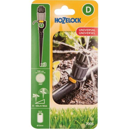 Hozelock Universal Sprinkler Pegs 13mm 3 Pegs Pack of 3