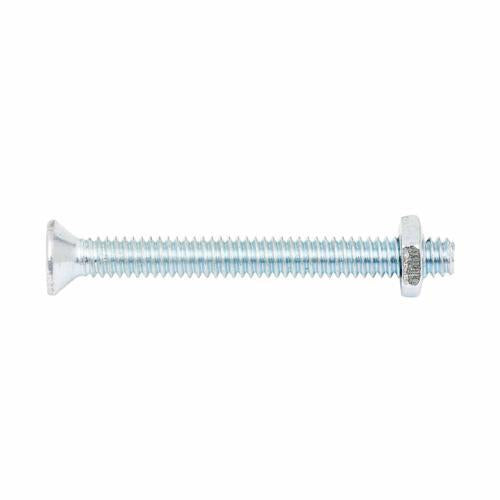 Zenith Mushroom Head Bolt & Nut 5/32 Inch X 38mm Zinc Plated Pack of 18