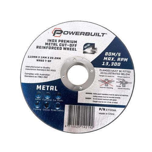 INOX CUT OFF WHEEL PACK 8PC 115mm X 1mm