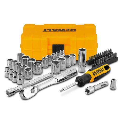 DeWALT 3/8 Drive Metric/SAE Socket Set 50 Piece