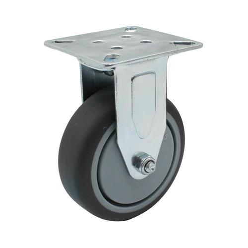 Winmore Hardware Rubber Fixed Castor 75mm Grey