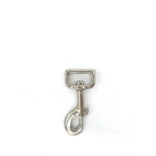 Square Swivel Snap Hook 25mm Nickel Plated