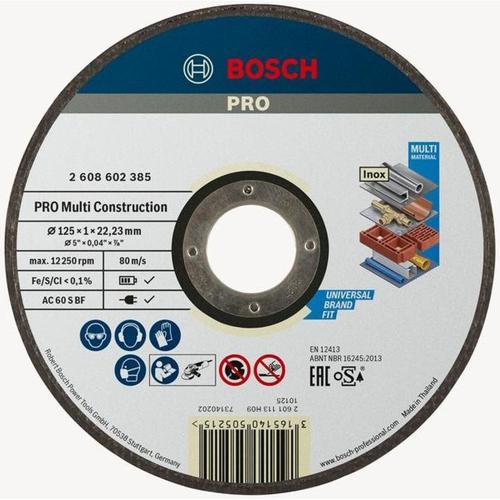 Bosch Multi Construction INOX Cutting Disc 1mm 125mm