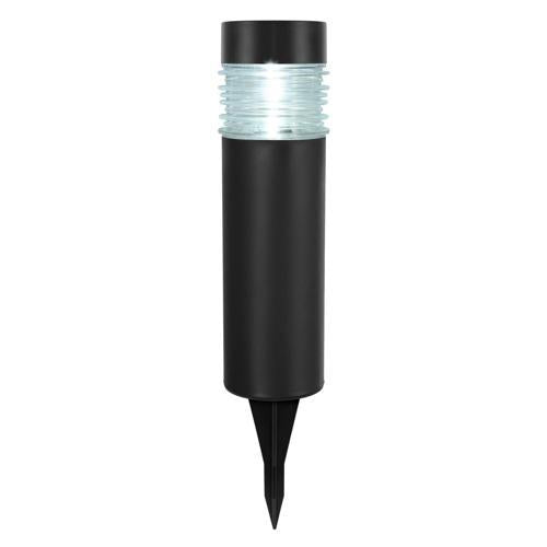 Nouveau Bollard Light 10 Lumen 7 X 7 X 25.5cm Solar Powered White