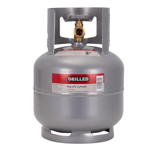 Grilled QCC LPG Gas Cylinder 4kg