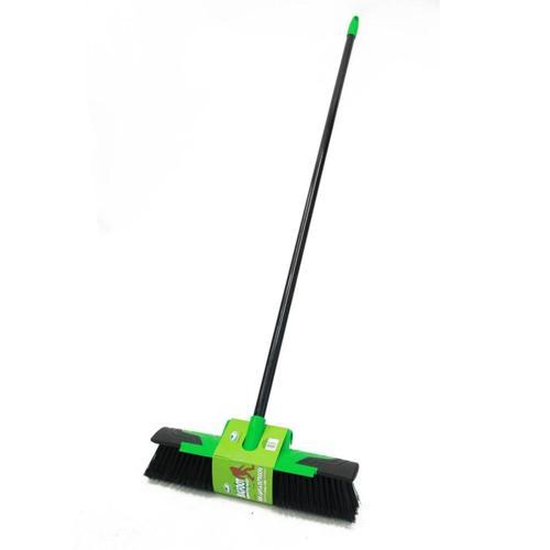Browns Outdoor Broom 450mm Wide Black And Green