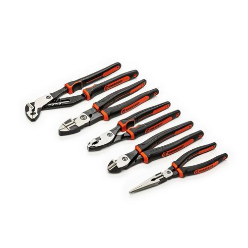 Crescent Plier Set 5 Piece Red