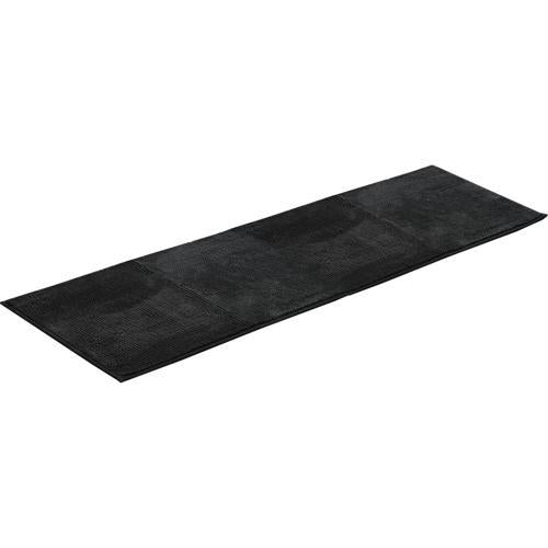 Nouveau Microfibre Toggle Bath Mat 150cm X 50cm Black