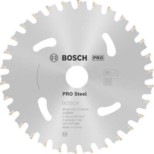 Bosch Steel Circular Saw Blade 30T 136mm