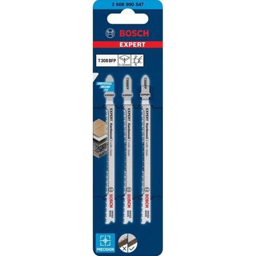 Bosch Hard Wood Fast T308BFP Jigsaw Blade 3PK 117mm