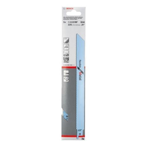 Bosch Metal Reciprocating Saw Blade 5 Piece Set 225mm 2608656019