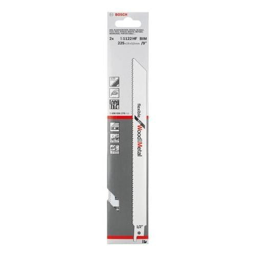Bosch Recip Blade Wood+Metal 2PK 225mm