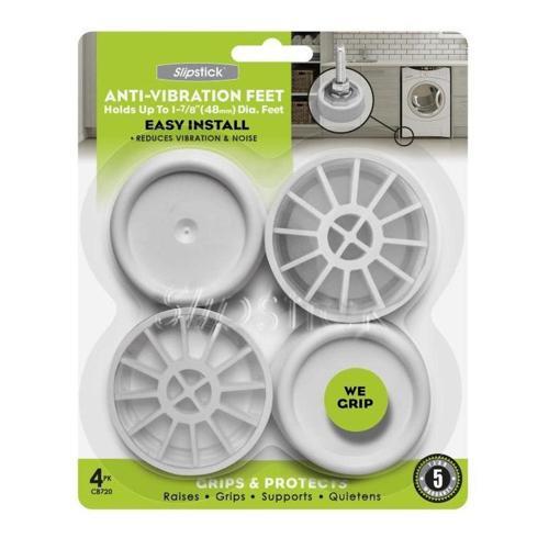 Slipstick Anti-Vibration Feet White Pack of 4