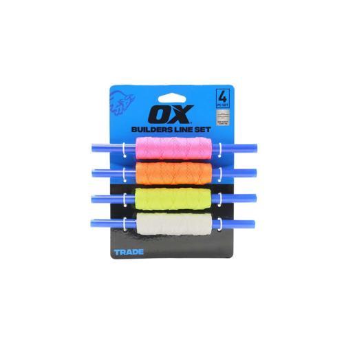 Ox Builders Line 4 Pack 40m Pack of 4
