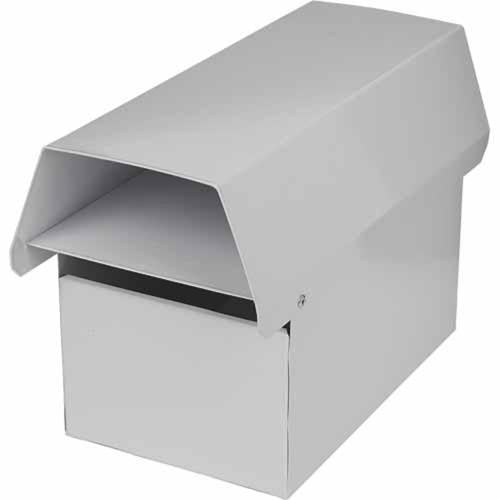 Mail Boss Cottage Metal Letterbox 220mm 162mm 330mm White