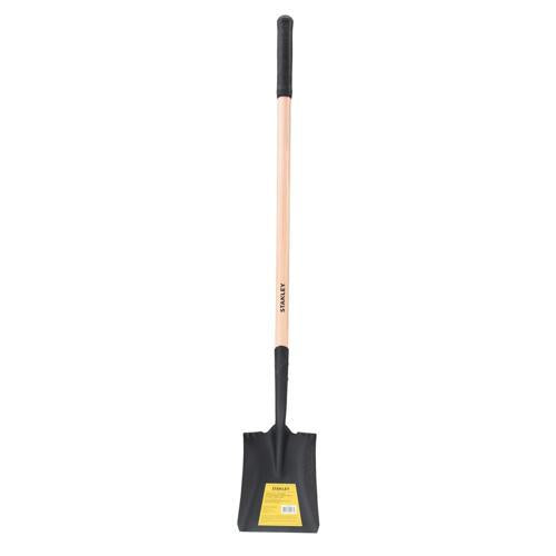 Stanley Carbon Steel Long-Handle Square Mouth Shovel