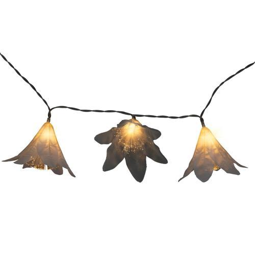 Nouveau Flower String Lights Battery Operated Warm White
