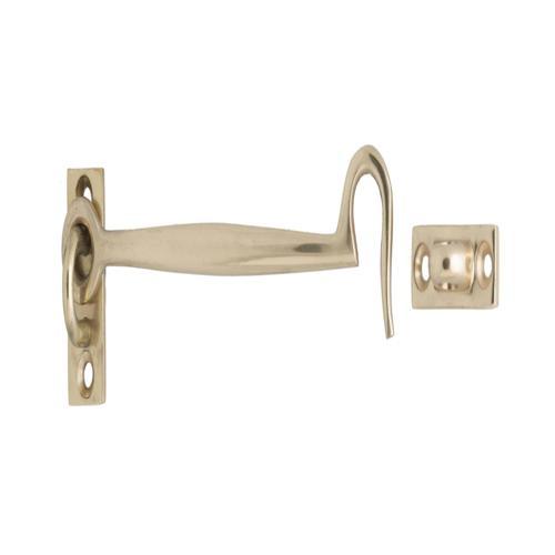 Miles Nelson Cabin Hook 8 X 100mm Brass