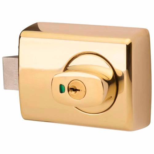 Lockwood Deadlatch 60mm Polished Brass