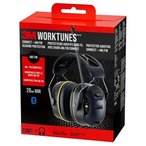 3M WorkTunes Connect + AM/FM Bluetooth Earmuffs