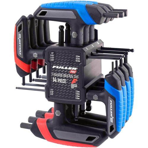 Hex Key Set T Handle 14 Pce Pack of 14