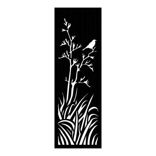 Strol SmartScreen Privacy Screen Flax Black WPC 1.8m X 0.6m