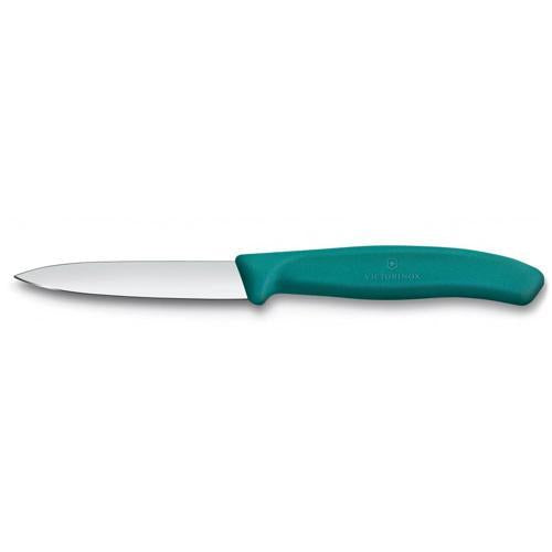 PARING KNIFE STRT 8cm GREEN VICTX
