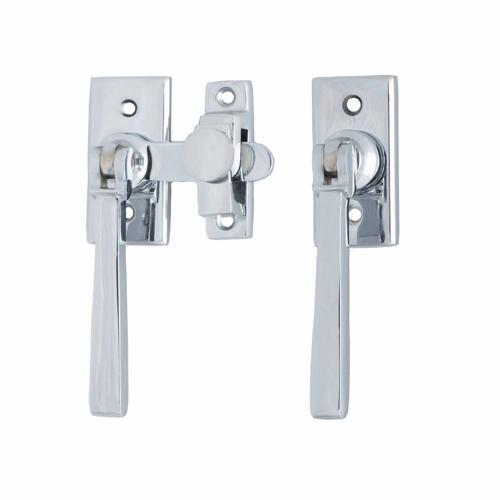Miles Nelson French Double Door Fastener Chrome Plate