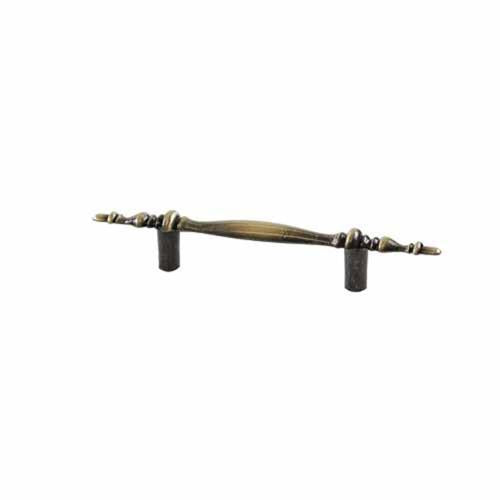 Sylvan Ohio Cabinet Handle 3 Inches (76.2mm) Antique Brass Finish