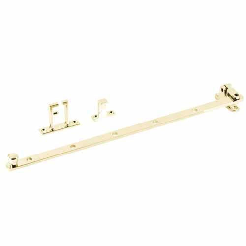 Jaeco Casement Window Stay 365mm Brass Finish