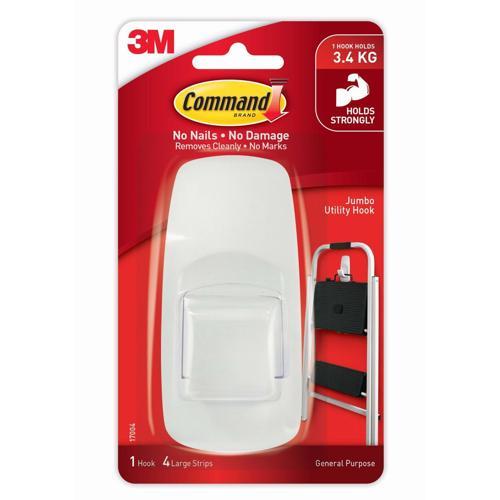 Command Hook Jumbo White