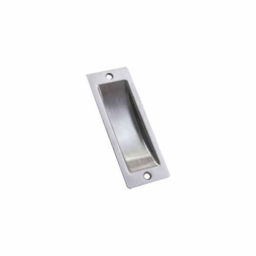 Sylvan Flush Pull 100mm Satin Chrome Plate