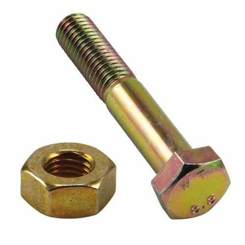 Champion Bolt & Nut Hex Head M10 X 65mm Pack of 3